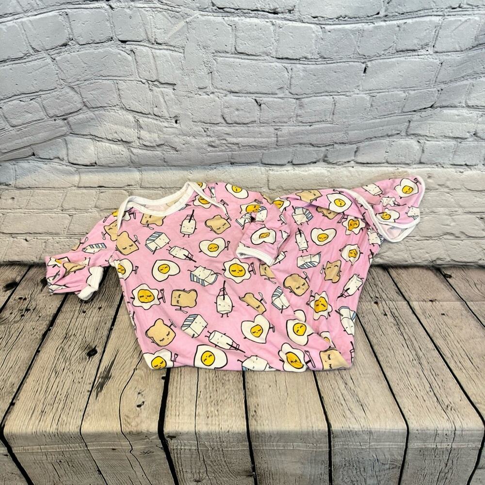 Little Sleepies Breakfast Buddies Bamboo Knot Gown